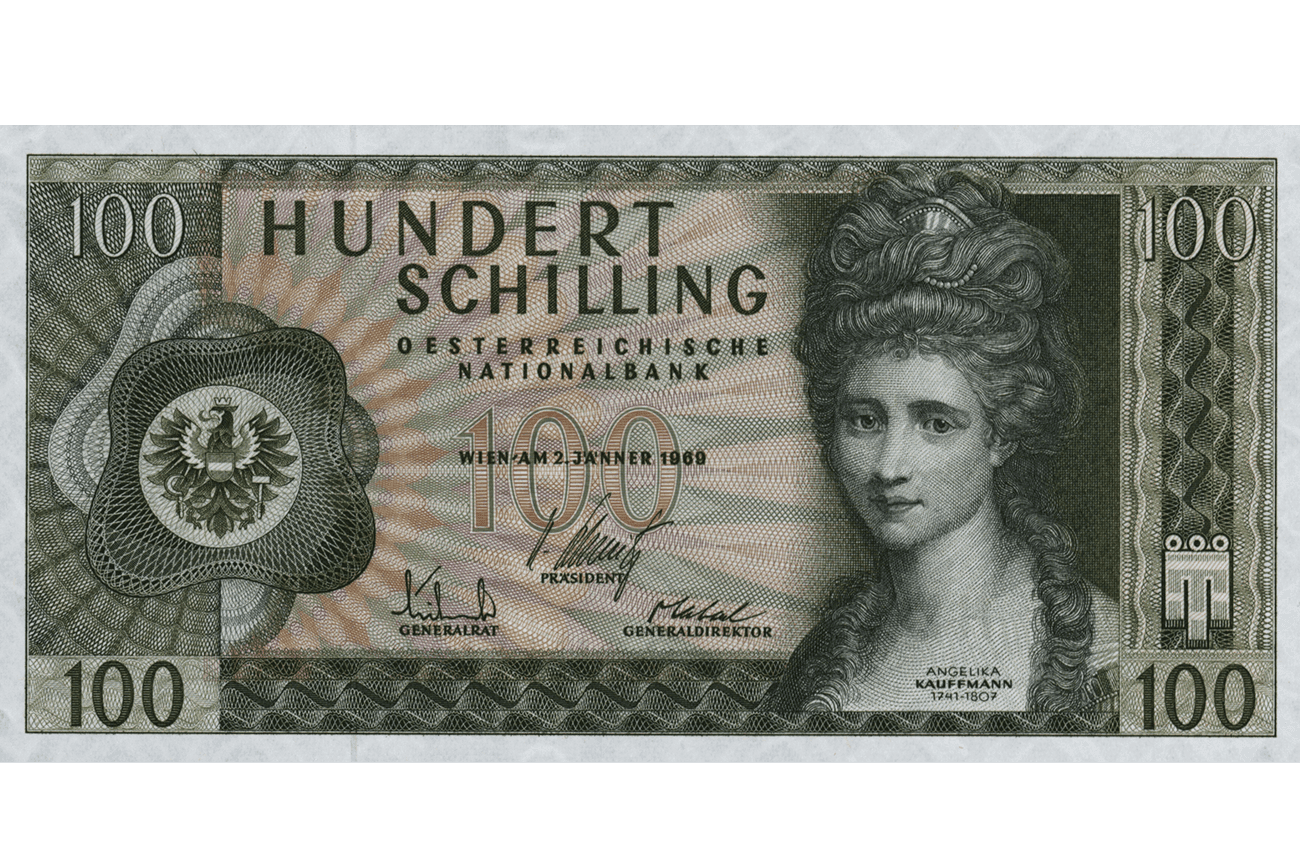 100 Schilling-Banknote 1969