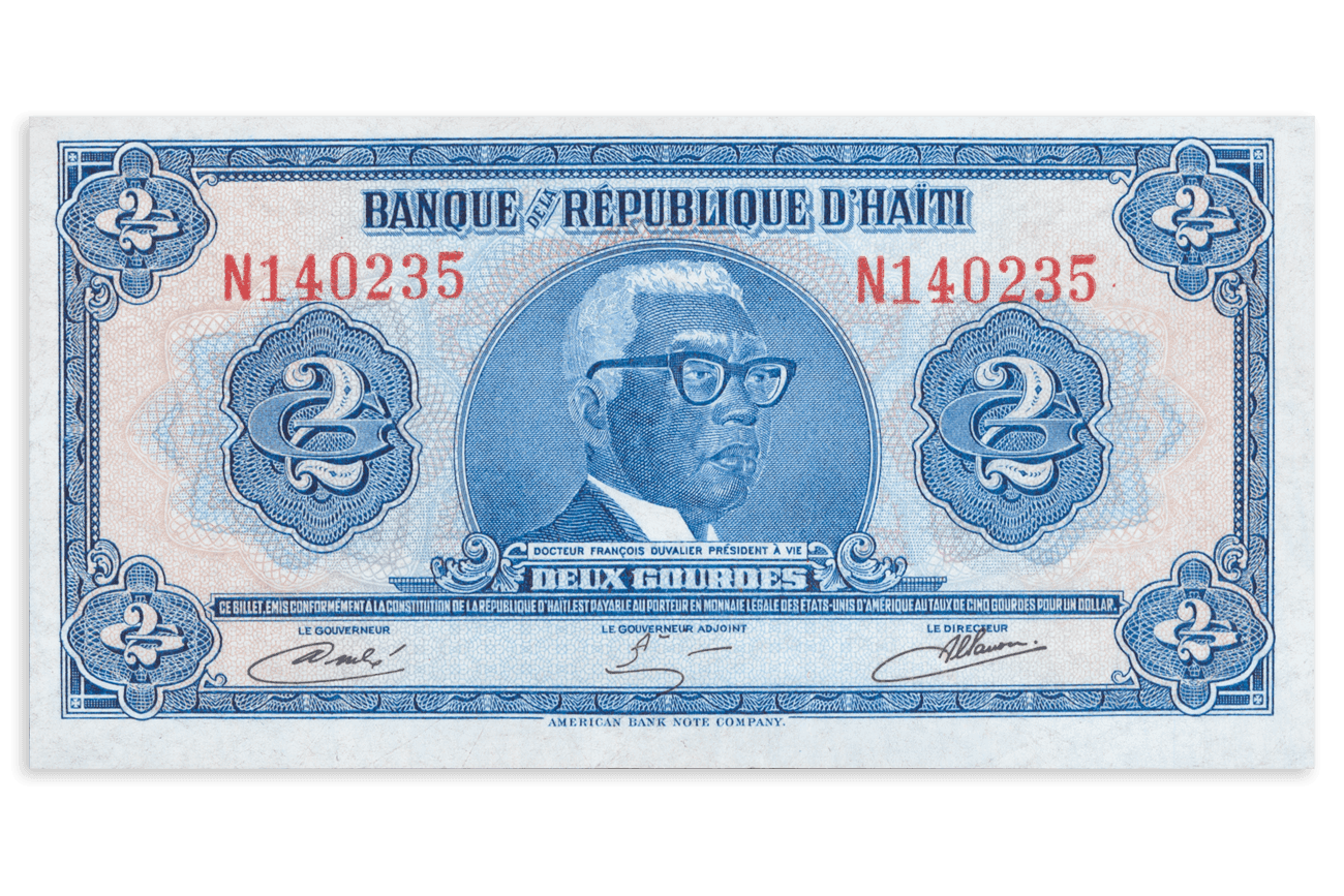 2 Gourdes-Banknote 1979