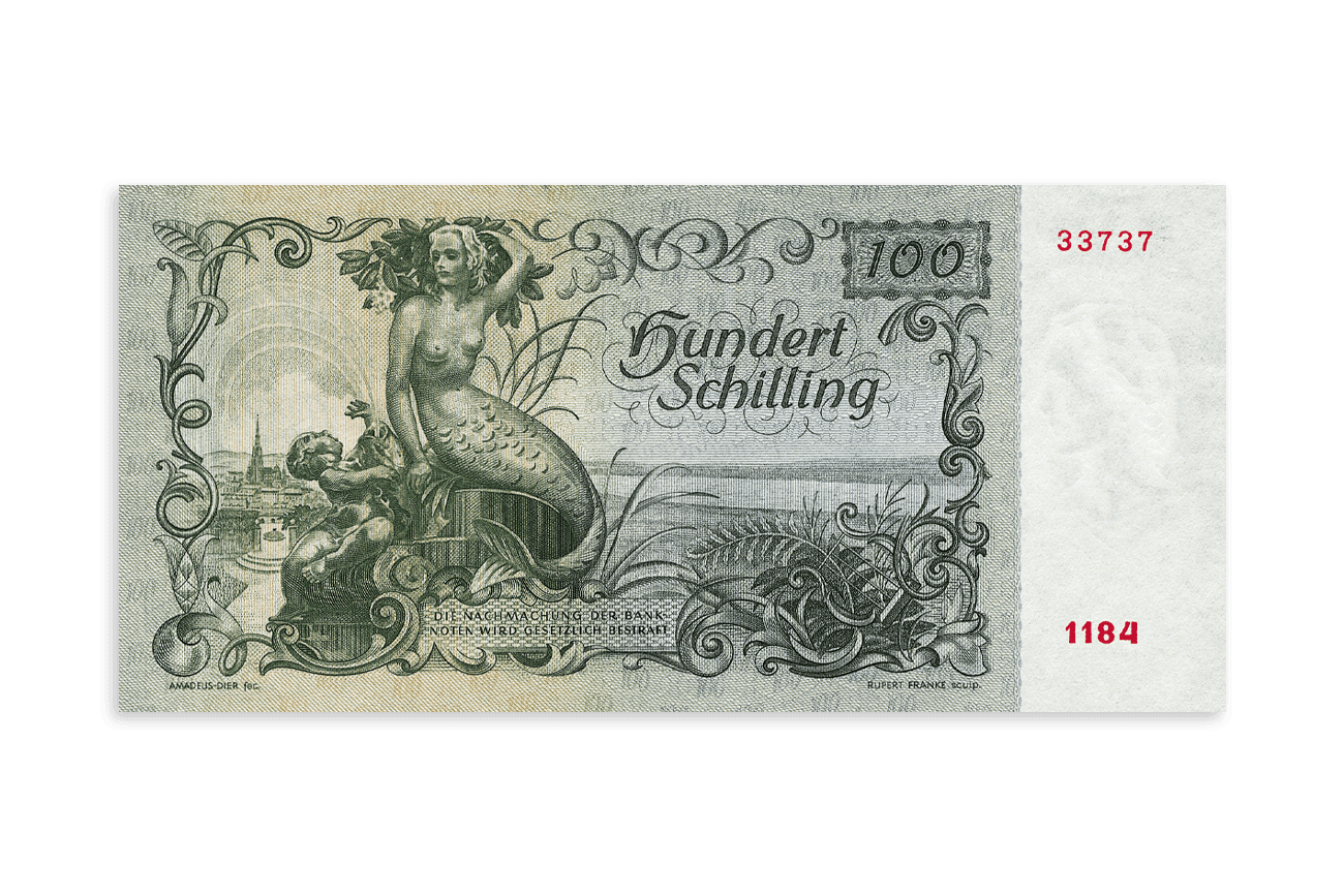 100 Schilling Banknote 