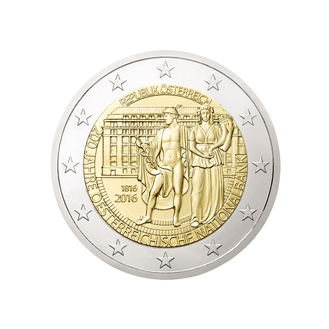 2 Euro "200 Jahre OeNB"